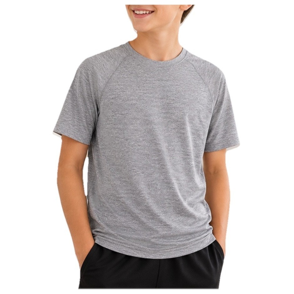 All In Motion Boys Gray Athletic T-Shirt Moisture Wicking Ventilated XL 14 NWT